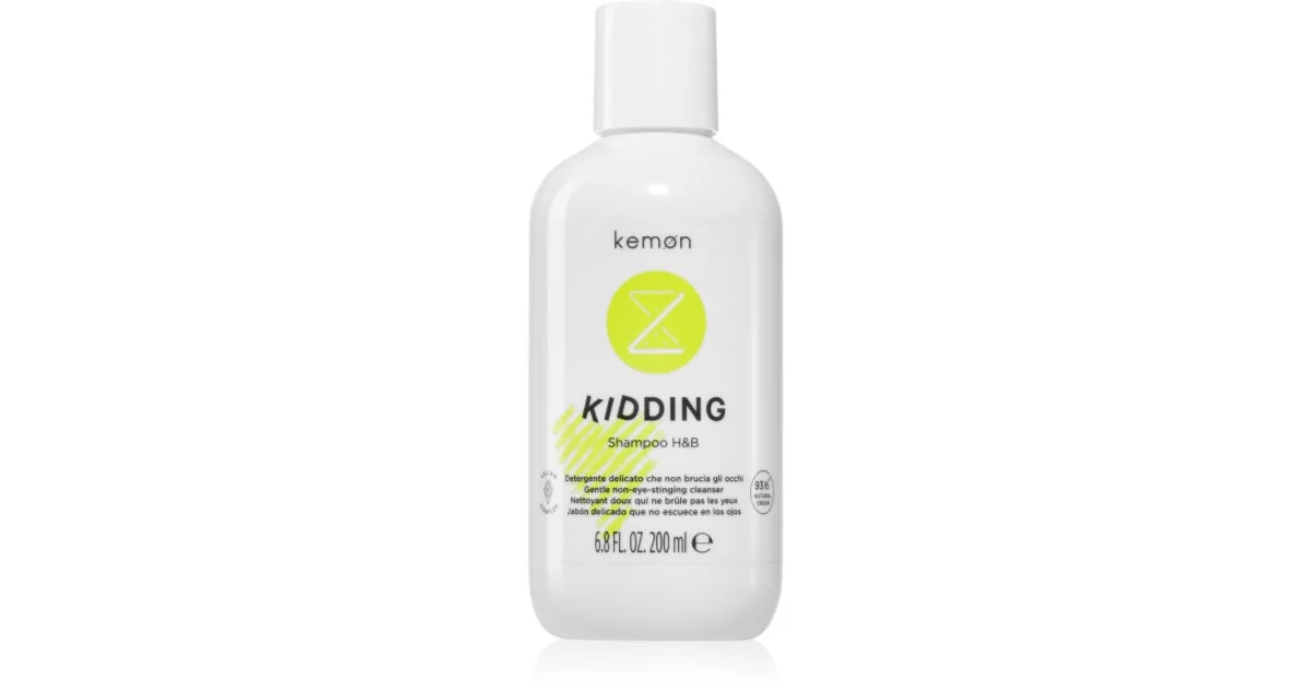 Kemon Liding Kidding Shampoo HB delicato nutriente leggero Bimbi