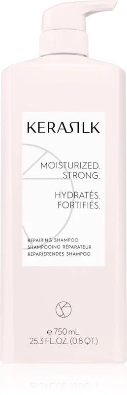 Kerasilk Essentials Shampoo Riparatore Detergente E Nutriente Per Capelli Rovinati E Secchi 750 Ml