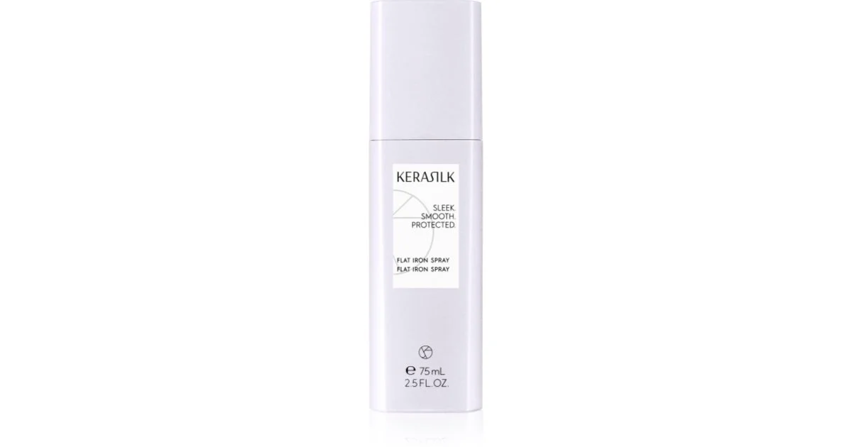 KERASILK Styling Flat Iron Spray termoprotettivo per piastra e arricciacapelli 75 ml