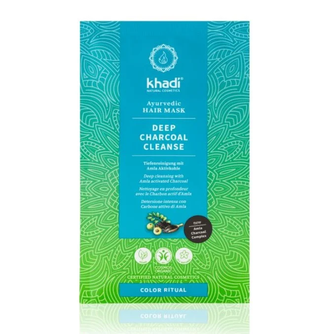 KHADI Ayurvedic Hair Mask – Deep Charcoal Cleanse