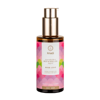 KHADI Ayurvedic Elixir Skin & Soul Oil – Rose Love