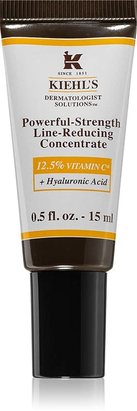 Kiehl's Dermatologist Solutions Powerful-Strength Line-Reducing concentrato siero antirughe per tutti i tipi di pelle 15 ml
