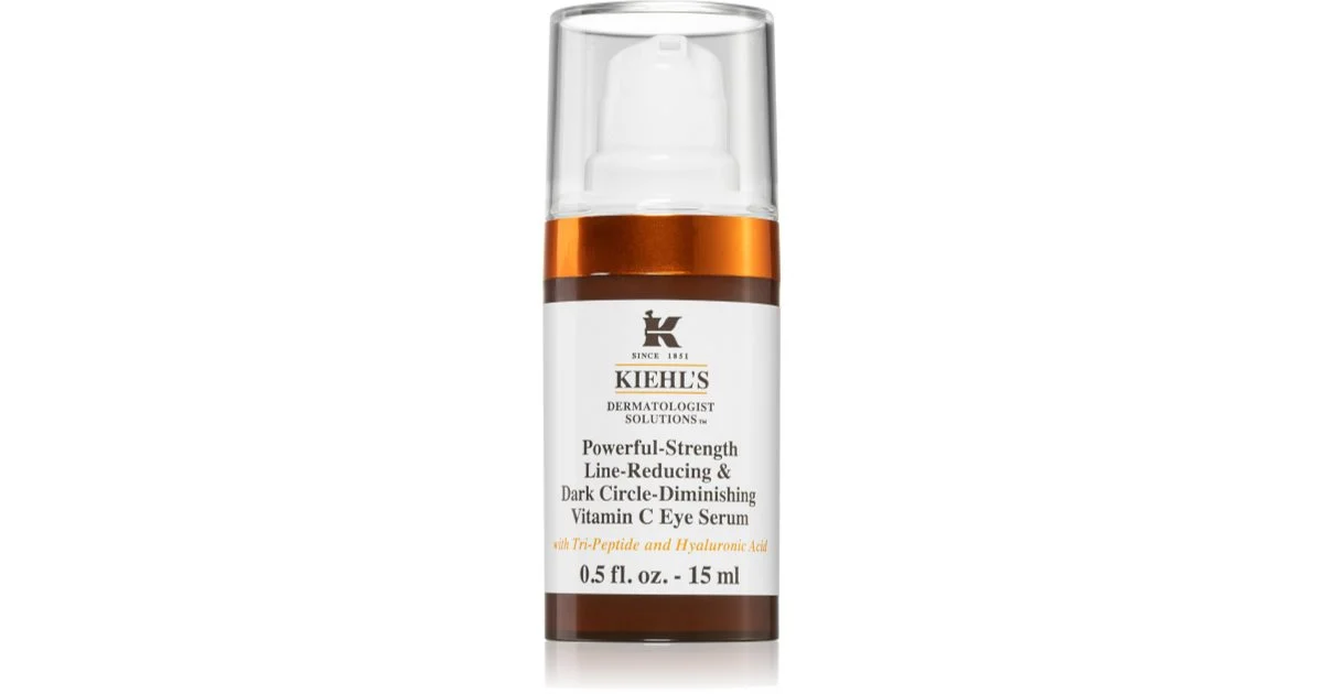 Kiehls Dermatologist Solutions Siero per occhi alla vitamina C potente riducente per le rughe e attenua le occhiaie - 15 ml