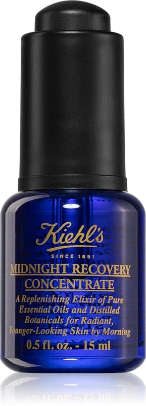 Kiehls Concentrato Midnight Recovery - Siero olio rigenerante notturno per un aspetto fresco della pelle - 15 ml