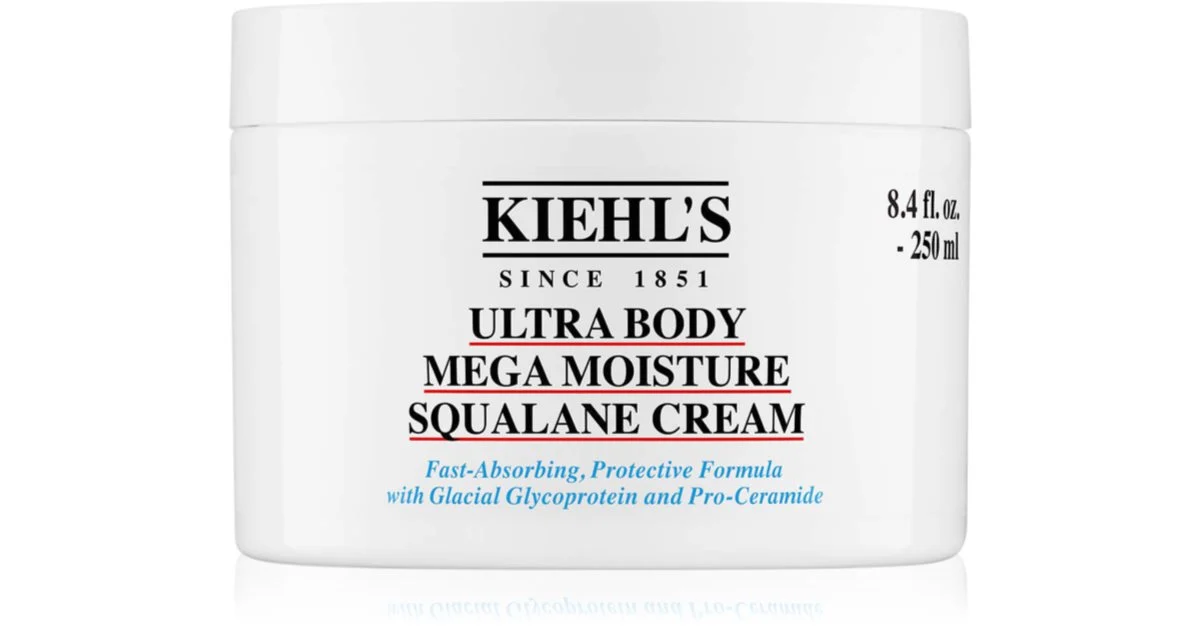 Kiehl's Ultra Body Mega Moisture Squalane crema idratante corpo da donna 250 ml