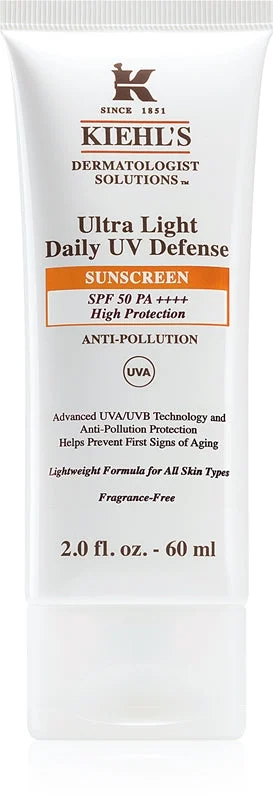 Kiehls Dermatologist Solutions Ultra Light Daily UV Defense Sunscreen SPF 50 - Gel protettivo viso - 60 ml