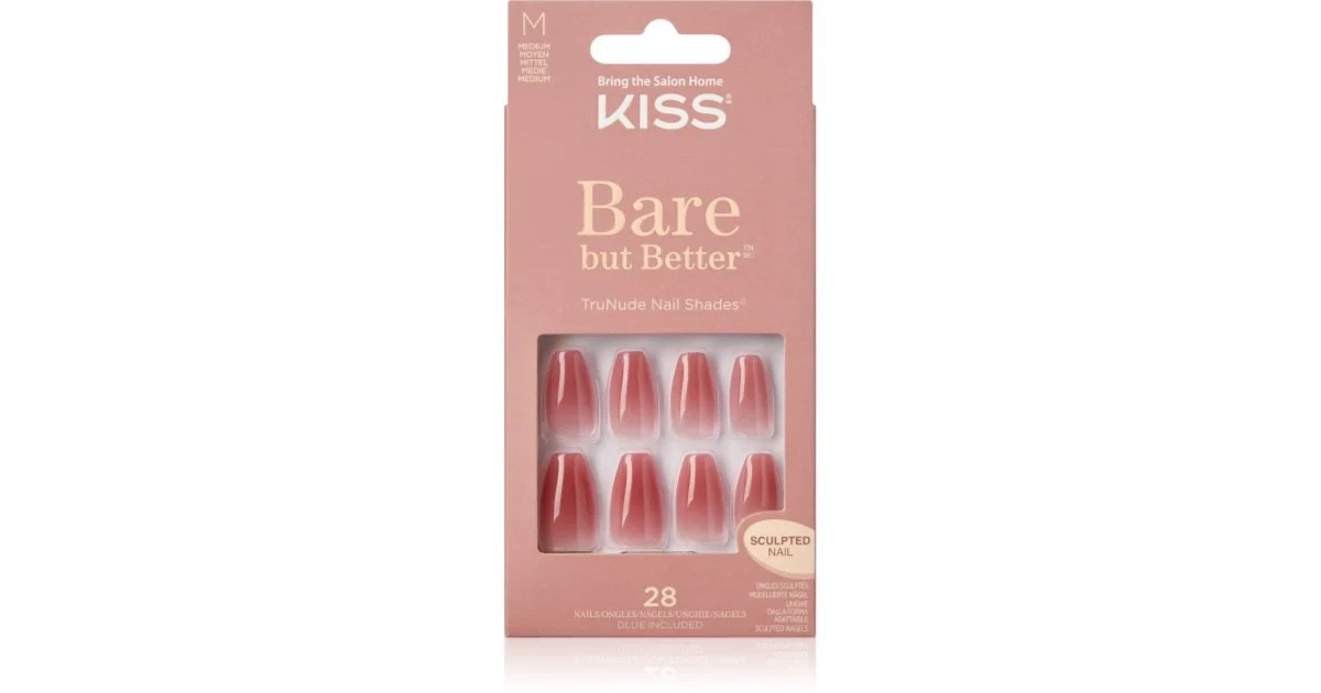 Kiss my face Unghie Bare-But-Better Nude 28 pezzi