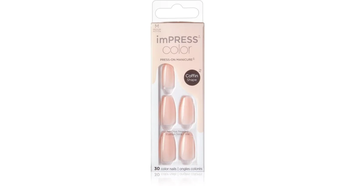 Kiss my face ImPRESS Color MC Bubble Kiss unghie 30 pezzi