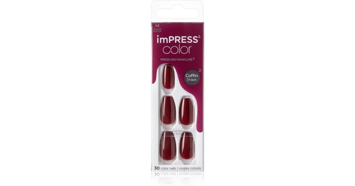Kiss my face ImPRESS Color MC Winery a New York Unghie 30 pezzi