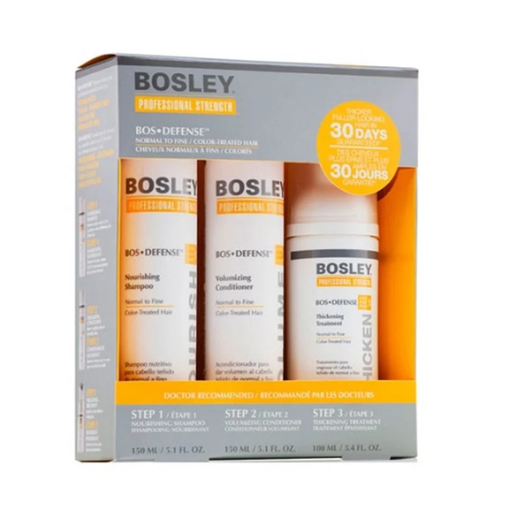 BOSLEY Defense 30-Day Starter Pack for Color-Treated Hair
