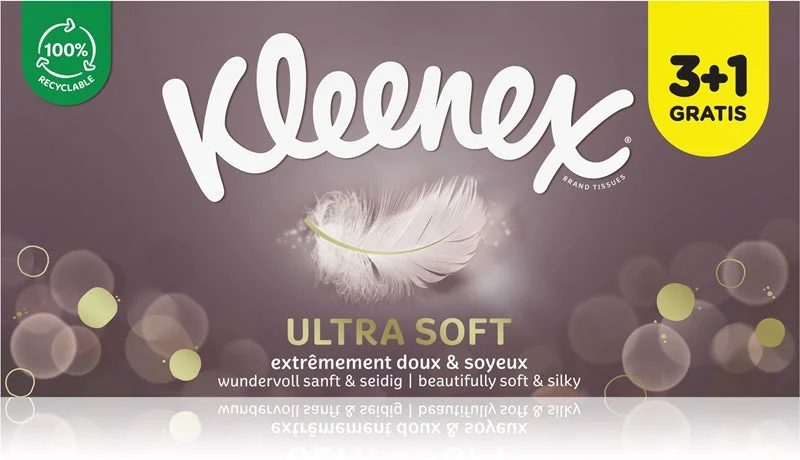 Kleenex Ultra Soft Box fazzoletti di carta 4x64 pezzi