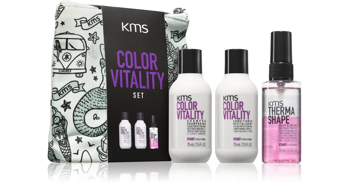 KMS Color Vitality Set kit da viaggio per capelli tinti