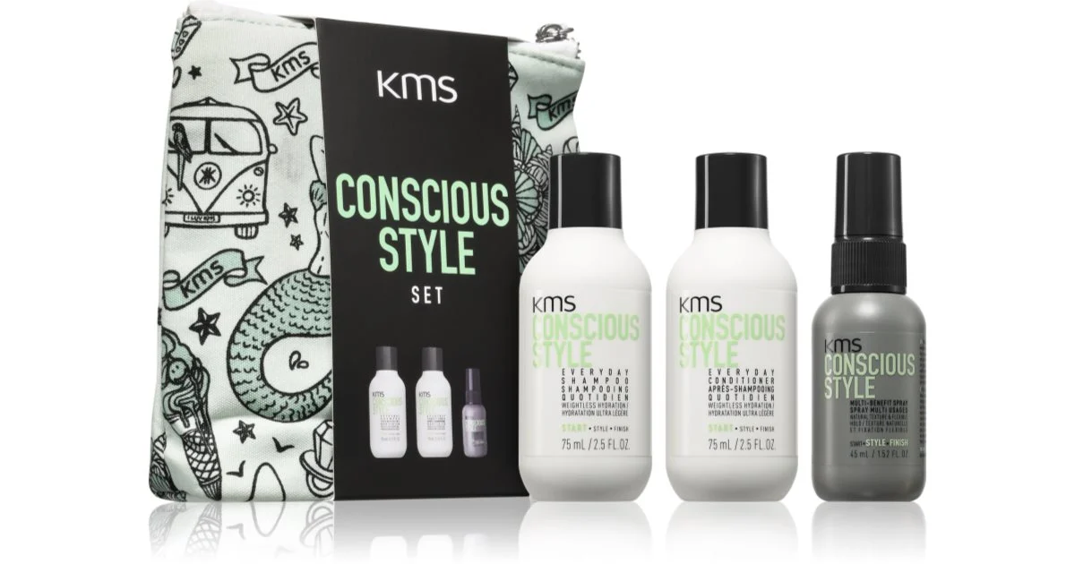 KMS Consciousstyle Set kit da viaggio per uso quotidiano da donna