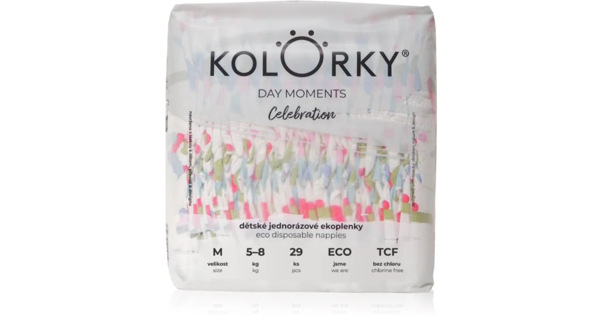 Kolorky DAY Moments Celebration pannolini ECO usa e getta Size M 5-8 kg 29 pezzi