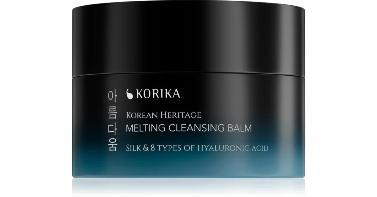 KORIKA Korean Heritage Silk & 8 Types of Hyaluronic Acid Melting balsamo struccante e detergente 100 ml