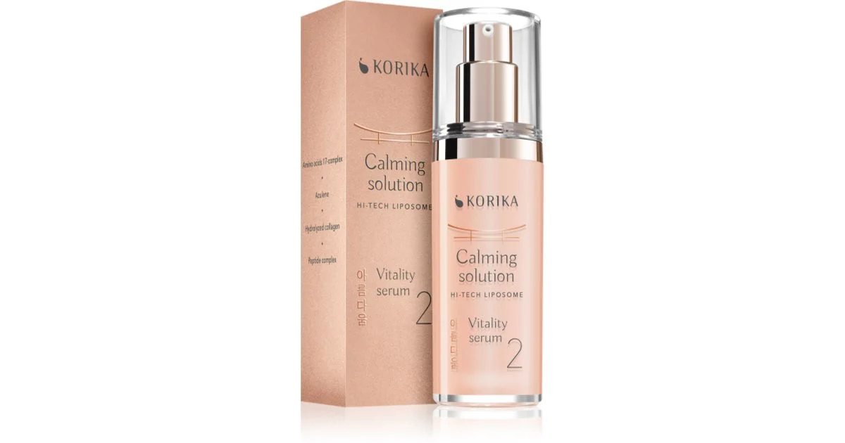 KORIKA HI-TECH LIPOSOME Calming solution Vitality siero lenitivo 30 ml