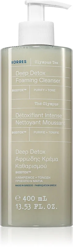 Korres Olympus Tea crema detergente in schiuma 400 ml