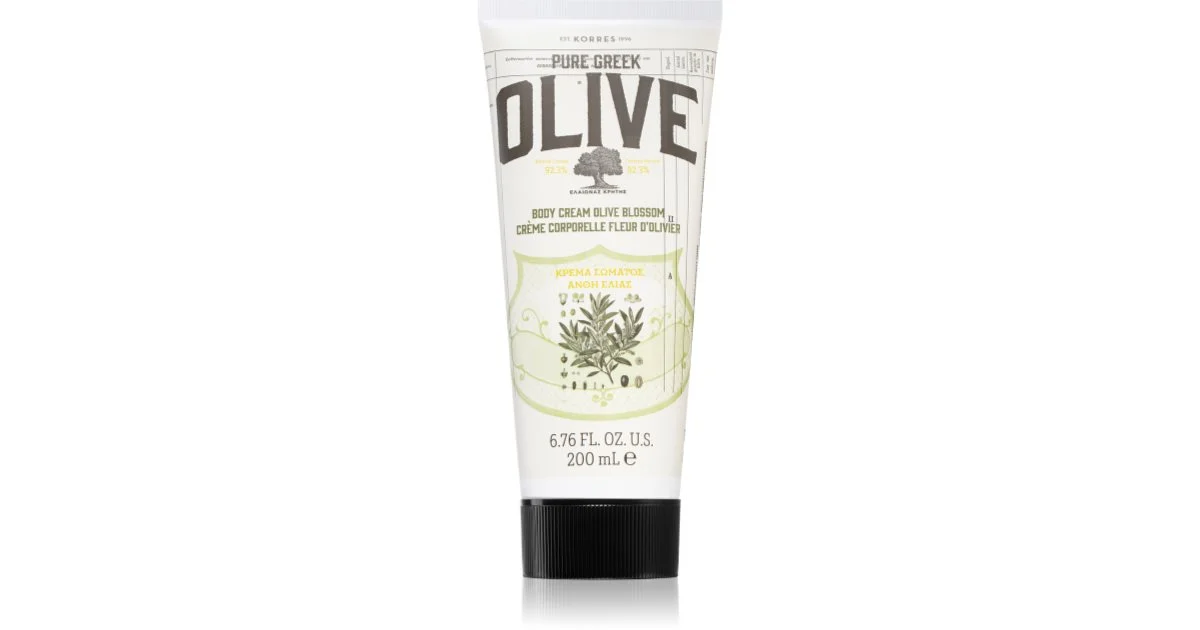 Korres Pure Olivo greco e fiori d'olivo latte corpo trattante 200 ml