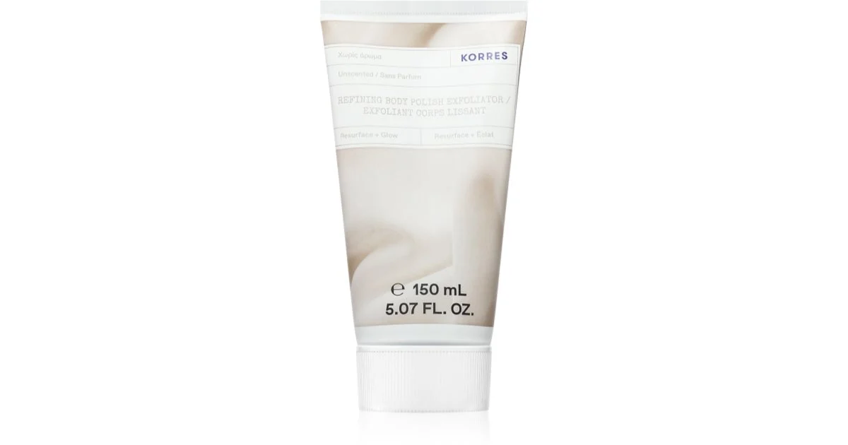 Korres Unscented scrub rinfrescante corpo senza profumazione 150 ml