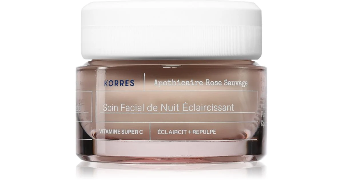 Korres Wild Rose trattamento rigenerante notte 40 ml