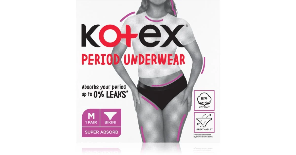 Kotex Period mutandine mestruali taglia M
