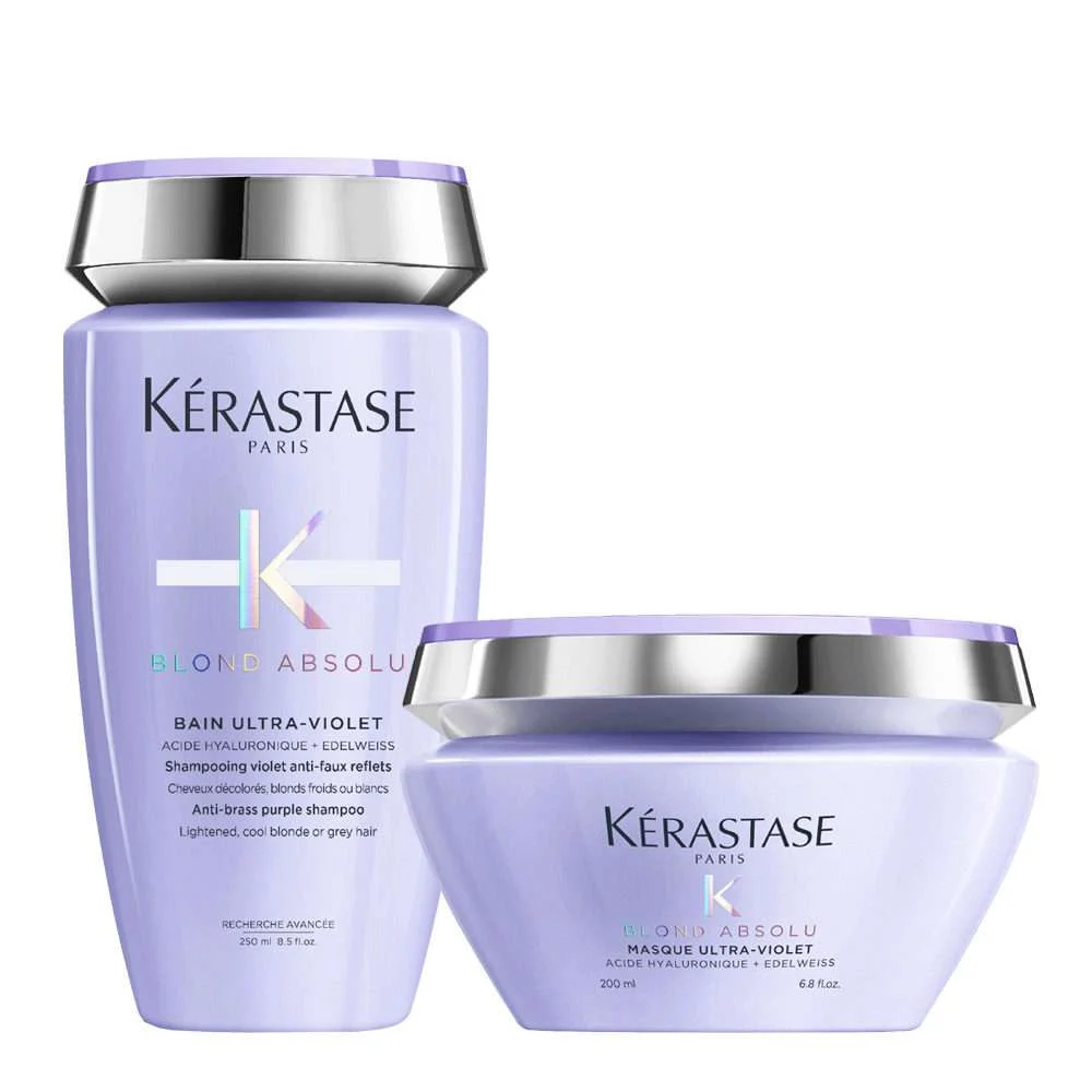 BLOND ABSOLU KIT BAIN LUMIERE + ULTRA VIOLET MASQUE