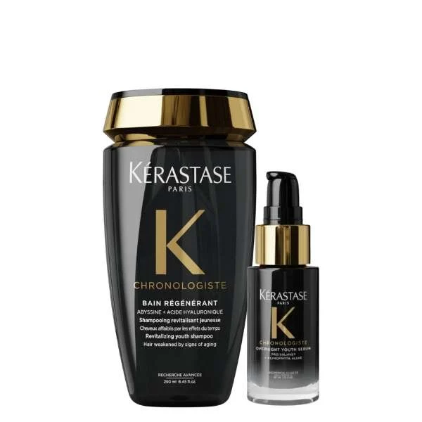 CHRONOLOGISTE BAIN REGENERANT 250 ML. + OVERNIGHT YOUTH SERUM 30 ML.