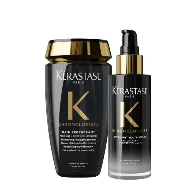 CHRONOLOGISTE BAIN REGENERANT 250 ML. + OVERNIGHT YOUTH SERUM 90ML.