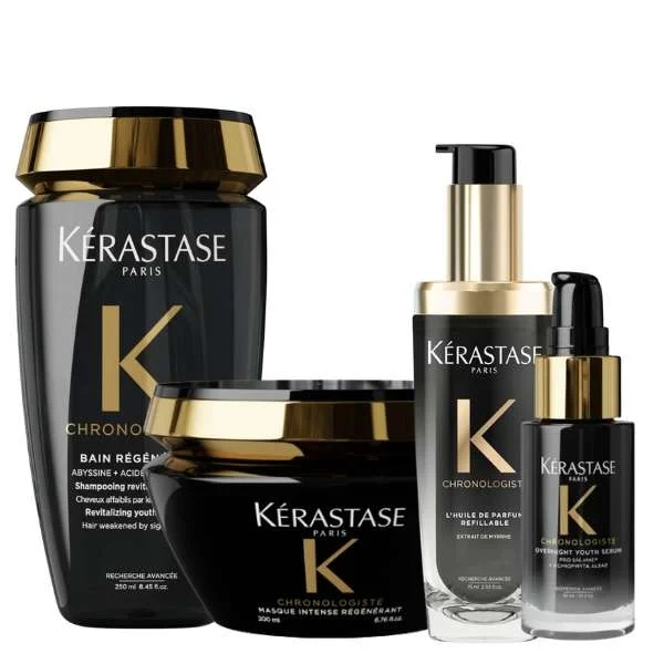 CHRONOLOGISTE BAIN REGENERANT 250 ML. + MASQUE 200 ML + OVERNIGHT SERUM 30 ML. + L’HUILE 75ML