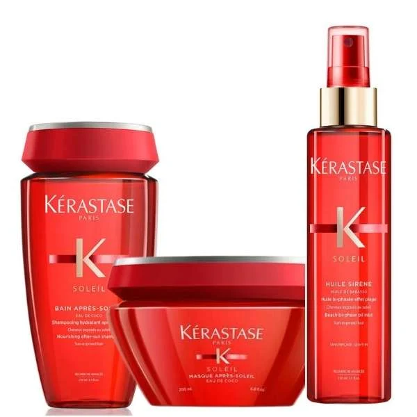 SOLEIL KIT BAIN APRES SOLEIL + MASQUE UV DEFENSE + HUILE SIRENE
