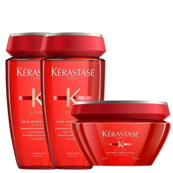 SOLEIL KIT 2 BAIN APRES SOLEIL 250ML + MASQUE UV DEFENSE 200ML
