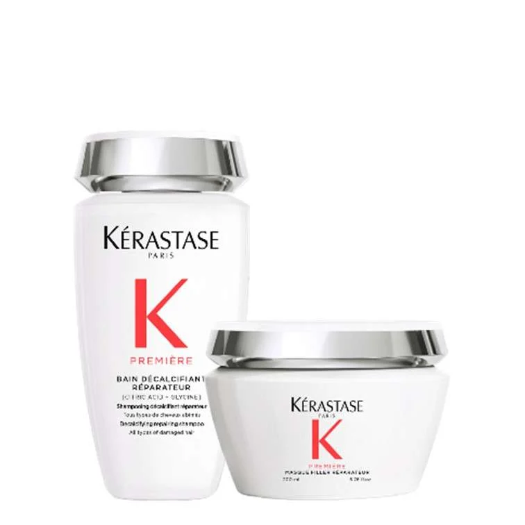 PREMIERE BAIN DÈCALCIFIANT RÈPARATEUR 250 ML + MASQUE FILLER RÉPARATEUR 200 ML