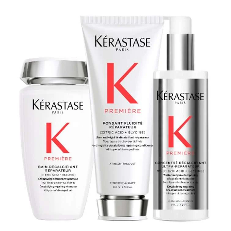 PREMIERE BAIN DÈCALCIFIANT RÈPARATEUR + FONDANT FLUIDITÉ RÉPARATEUR + CONCENTRÉ DÉCALCIFIANT
