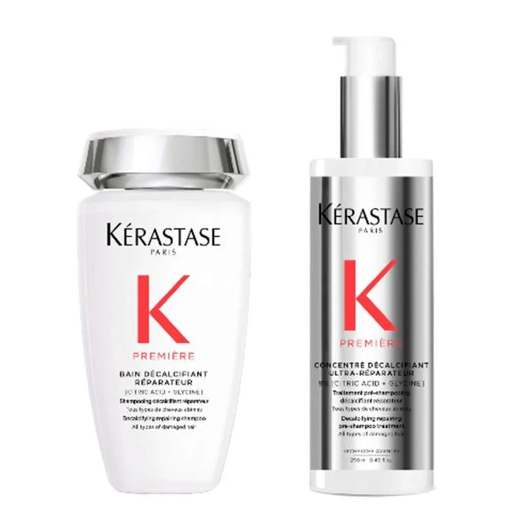 PREMIERE BAIN DÈCALCIFIANT RÈPARATEUR 250 ML + CONCENTRÉ DÉCALCIFIANT ULTRA-RÉPARATEUR 250