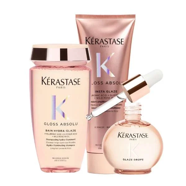 GLOSS ABSOLU BAIN HYDRA-GLAZE + FONDANT INSTA GLAZE + OIL GLAZE DROPS
