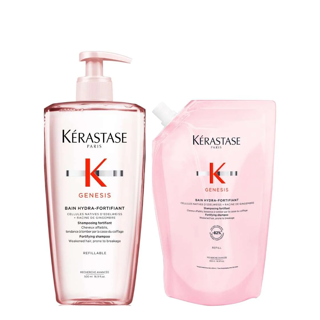 GENESIS BAIN HYDRA-FORTIFIANT 500 ML. + REFILL 500 ML.