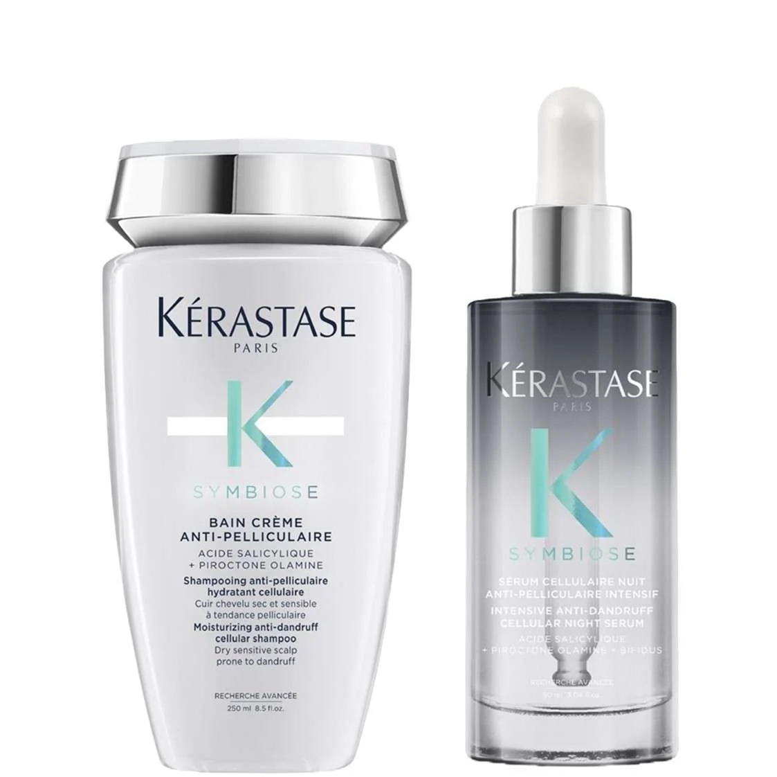 SYMBIOSE BAIN CREME ANTI-PELLICULAIRE + SERUM CELLULAIRE NUIT ANTI-PELLICULAIRE