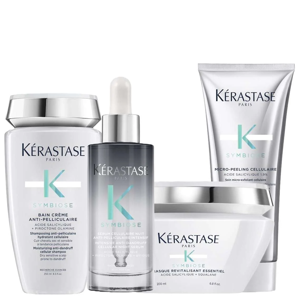 SYMBIOSE BAIN CREME + SERUM + MASQUE + PEELING