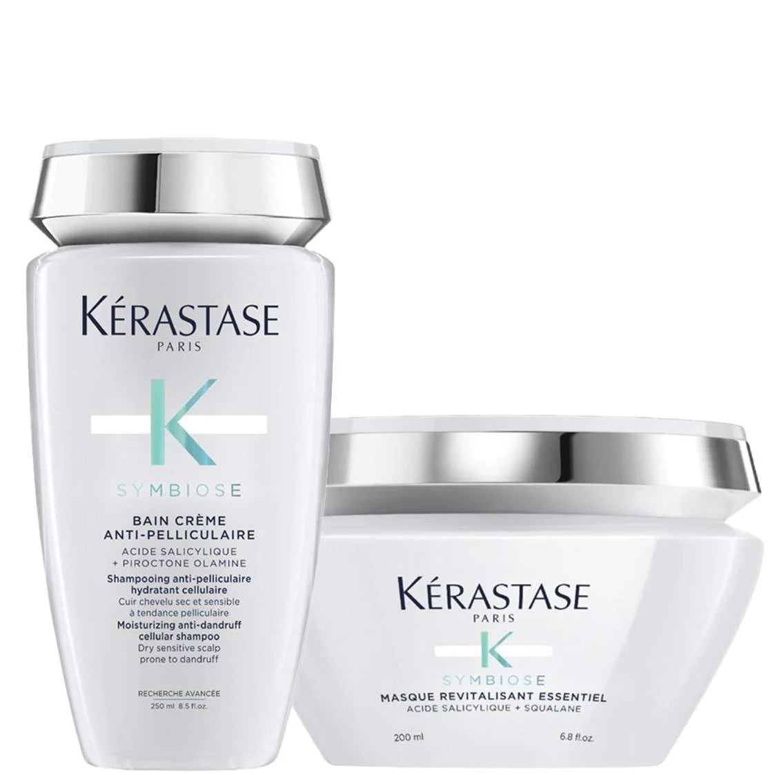 SYMBIOSE BAIN CREME ANTI-PELLICULAIRE + MASQUE REVITALISANT ESSENTIEL