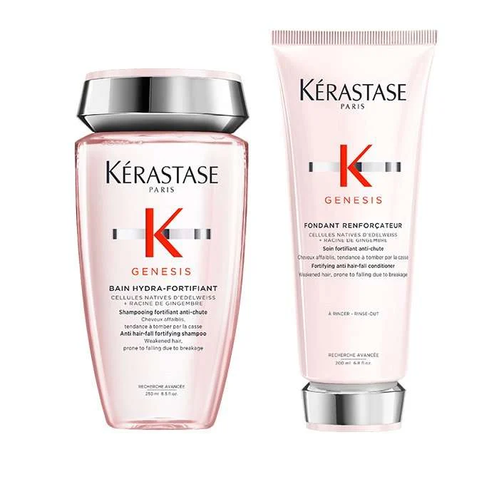 KIT GENESIS BAIN HYDRA-FORTIFIANT 250 ML. + FONDANT RENFORCATEUR 200 ML.