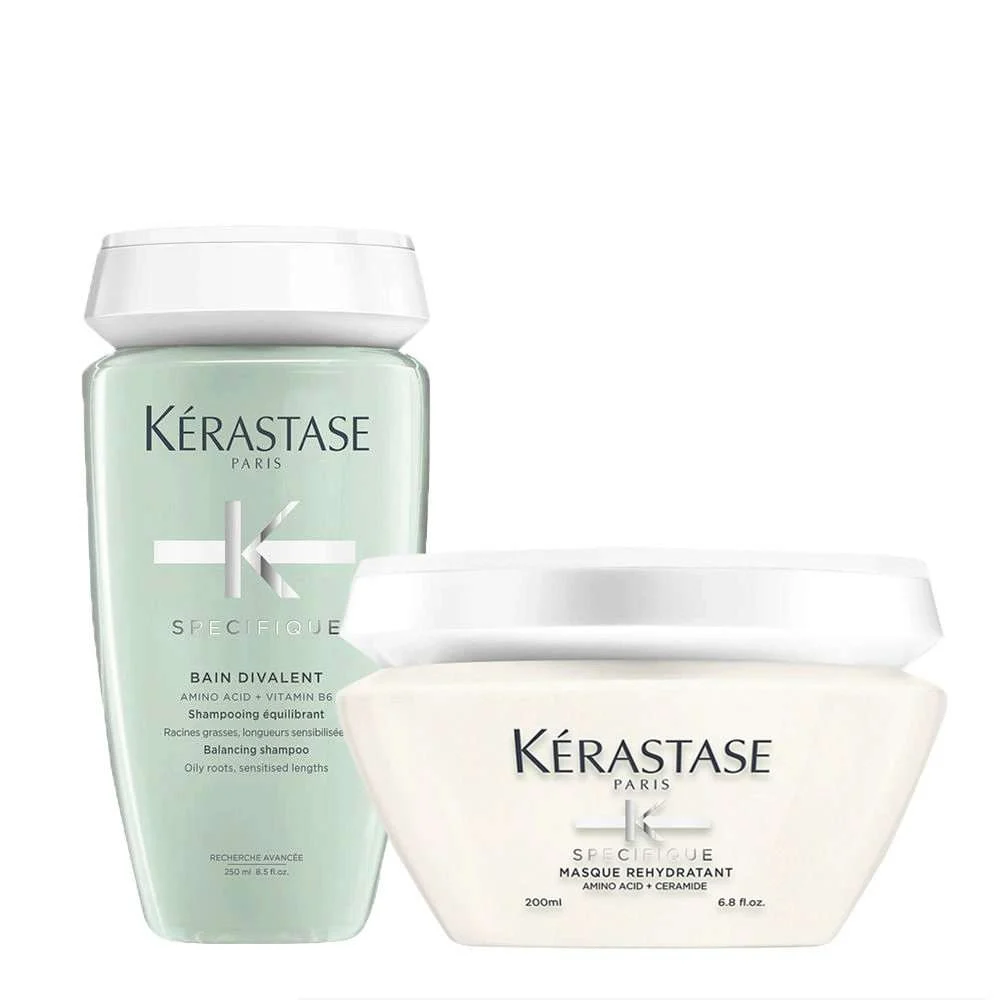 SPECIFIQUE KIT BAIN DIVALENT 250 ML. + MASQUE REHYDRATANT 200 ML.