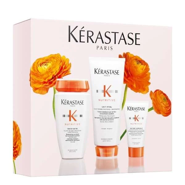 COFANETTO SPRING NUTRITIVE TRIO – BAIN SATIN + LAIT VITAL + NECTAR THERMIQUE