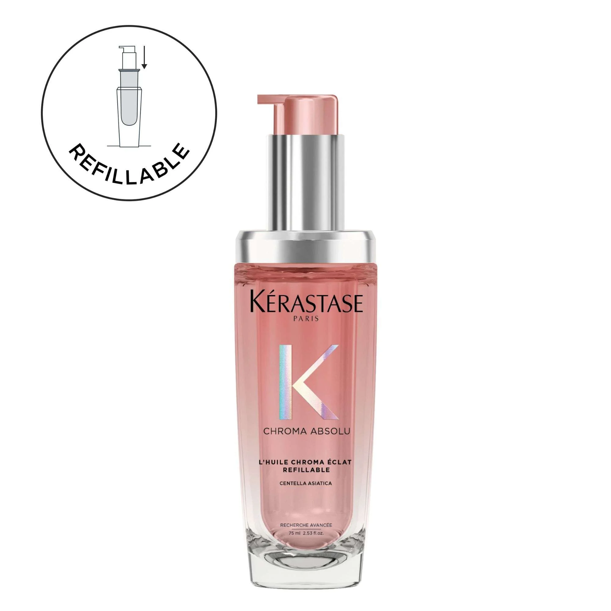 CHROMA ABSOLU OLIO SUBLIMATORE PER CAPELLI COLORATI 75 ML – CONFEZIONE RICARICABILE