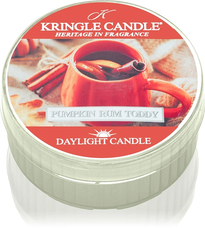 Kringle Candle Pumpkin Rum Toddy candela scaldavivande 42 g