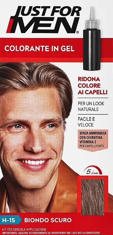 Shampoo colorante, per uomo