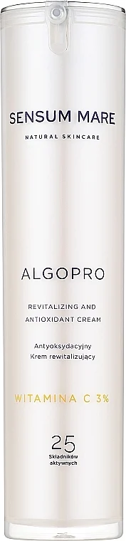 Crema viso rivitalizzante e antiossidante con vitamina C 3%