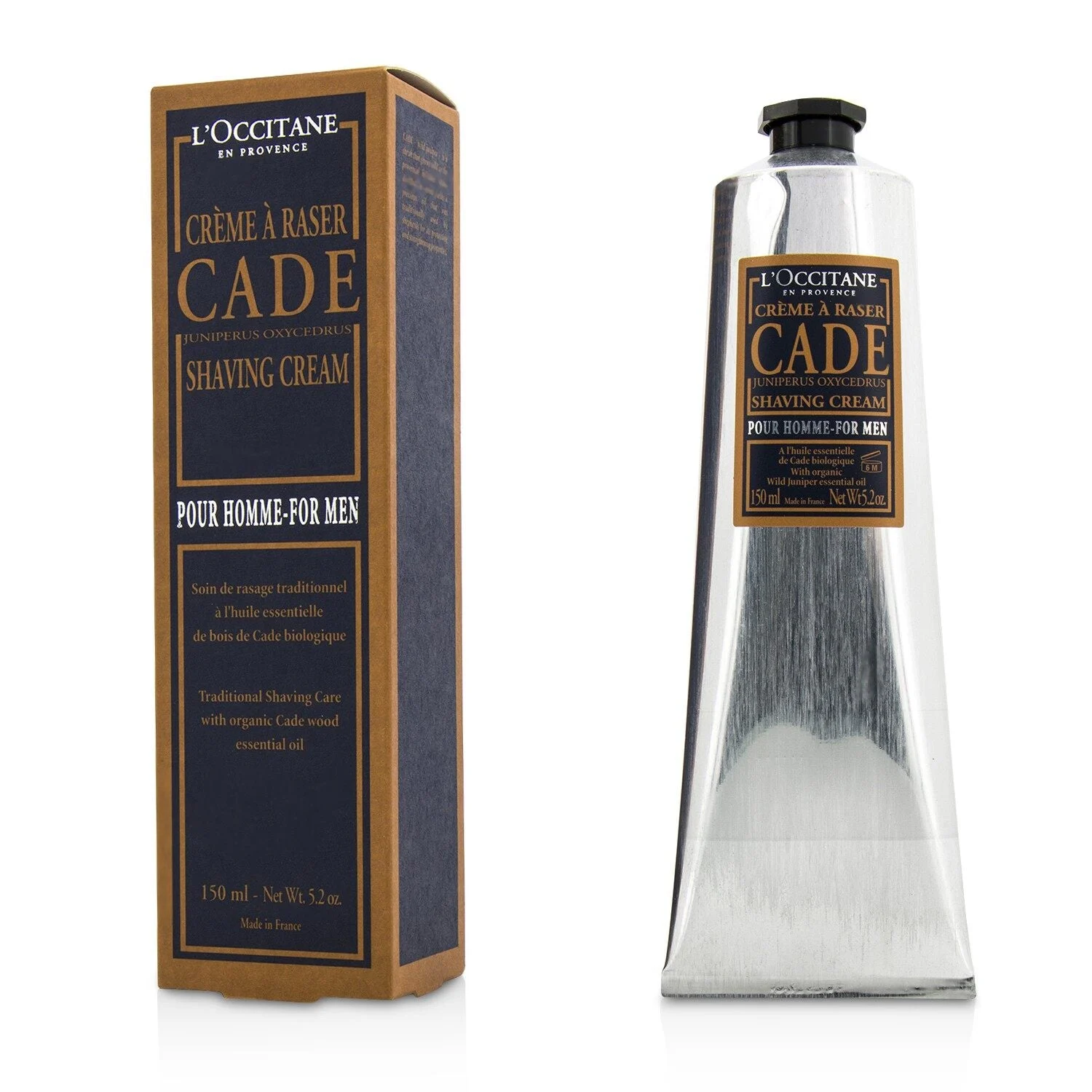 L'Occitane en Provence L'Occitane en Provence, oli essenziali, crema da barba, 150 ml
