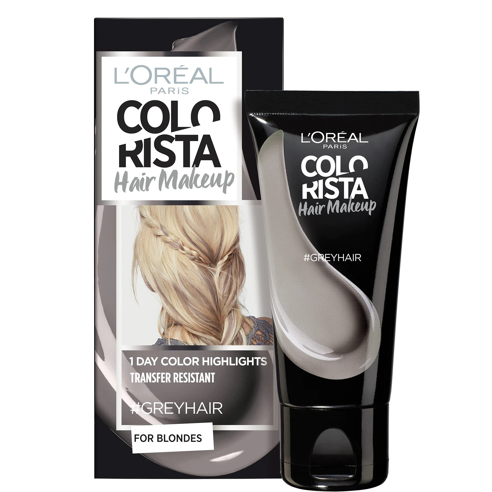L'Oreal Paris, Colorista Makeup, Tintura per Capelli Semipermanente, #grigio, 30 ml