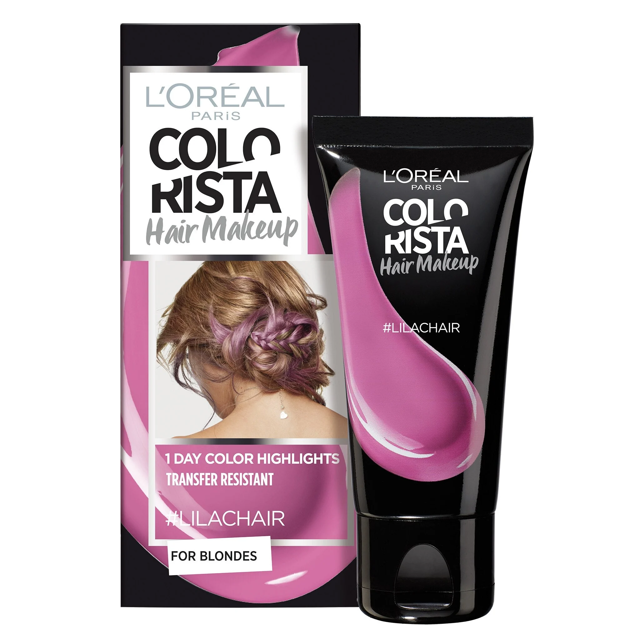 L'Oreal Paris, Colorista Makeup, Tintura per Capelli Semipermanente, #lilla chairo, 30 ml
