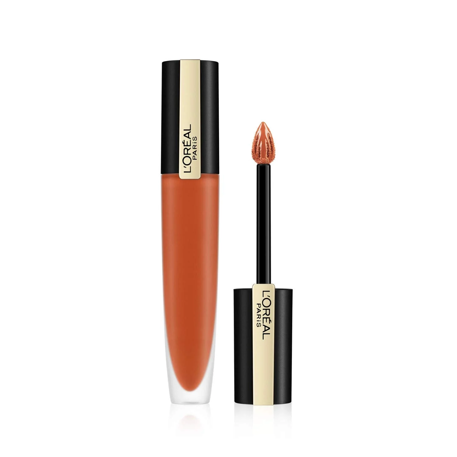 L'Oreal Paris, Rouge Signature Metallics, Rossetto Liquido,112, Achieve, 7 ml